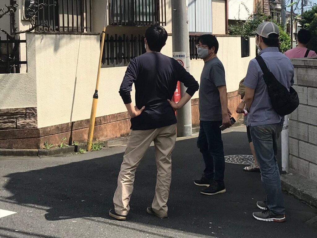 現場見学会のセミナー風景